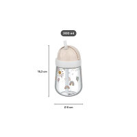 Mepal Fairy Garden 2er Bundle - Trinklernbecher 360 Grad + Strohhalmbecher ( Gravur möglich )