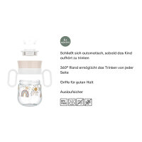 Mepal Fairy Garden 2er Bundle - Trinklernbecher 360 Grad + Strohhalmbecher ( Gravur möglich )