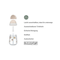 Mepal Fairy Garden 2er Bundle - Trinklernbecher 360 Grad + Strohhalmbecher ( Gravur möglich )