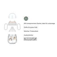 Mepal Fairy Garden 2er Bundle - Trinklernbecher Mio + Strohhalmbecher ( Gravur möglich )