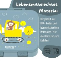 BearFoot Brotdose, Lunchbox, Bento Box COMPACT-S 650ml - Bagger & Affe