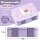BearFoot Brotdose, Lunchbox, Bento Box COMPACT-S 650ml - Lama Lila ( Gravur möglich )