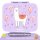 BearFoot Brotdose, Lunchbox, Bento Box COMPACT-S 650ml - Lama Lila ( Gravur möglich )