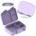 BearFoot Brotdose, Lunchbox, Bento Box COMPACT-S 650ml - Lila ( Gravur möglich )
