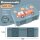 BearFoot Brotdose, Lunchbox, Bento Box COMPACT-S 650ml - Feuerwehr & Hase ( Gravur möglich )