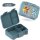 BearFoot Brotdose, Lunchbox, Bento Box COMPACT-S 650ml - Dinos Blau ( Gravur möglich )