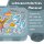 BearFoot Brotdose, Lunchbox, Bento Box COMPACT-S 650ml - Dinos Blau ( Gravur möglich )