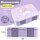 BearFoot Brotdose, Lunchbox, Bento Box COMPACT-S 650ml - Einhorn Lila ( Gravur möglich )