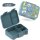 BearFoot Brotdose, Lunchbox, Bento Box COMPACT-S 650ml - Sticker Blau ( Gravur möglich )