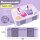 BearFoot Brotdose, Lunchbox, Bento Box COMPACT-S 650ml - BubbleTea Lila