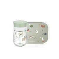 Mepal Little Farm 2er Bundle - Brotdose, Trinklernbecher