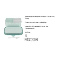 Mepal Unicorn Glow 2er Bundle - Brotdose, Trinkflasche ( Gravur möglich )