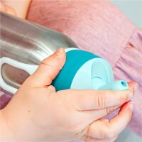 Mepal Unicorn Glow 2er Bundle - Brotdose, Trinkflasche ( Gravur möglich )