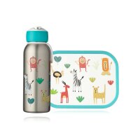 Mepal Animal Friends 2er Bundle - Brotdose, Trinkflasche...