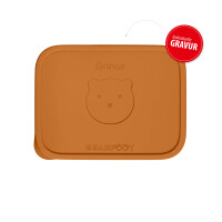 BearFoot Brotdose, Lunchbox, Edelstahl mit Silikoneinsatz...