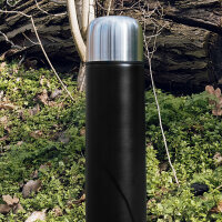 Trinkflasche Isolierflasche Gräwe 1 Liter - Schwarz ( Gravur möglich )