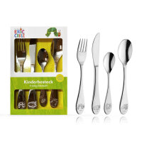 Geda Labels Kinderbesteck - Raupe Nimmersatt - 4-teilig (...