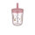 Trinkglas Mepal Mio (250ml) - Fairy Garden - Rehkitz, Vogel, Pilze, Blumen
