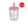Trinkglas Mepal Mio (250ml) - Fairy Garden - Rehkitz, Vogel, Pilze, Blumen