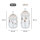 Trinkflasche Nuckelflasche Babyflasche Mepal Mio (240ml) - Fairy Garden - Rehkitz, Vogel, Pilze, Blumen ( Gravur möglich )