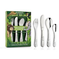 Kuppels Kinderbesteck - Dschungeltiere - Löwe -...