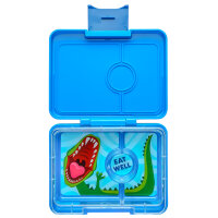 Yumbox Brotdose, Lunchbox, S Snack - Dinosaurier - blau (...