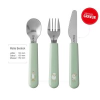 Mepal Mio Kinderbesteck- 3-teilig - Little Farm - Schaf -...