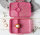 LEKKABOX Brotdose Glamour Lunchbox 880 ml mit 4 Fächern - pink glitzer ( Gravur - Namen möglich )